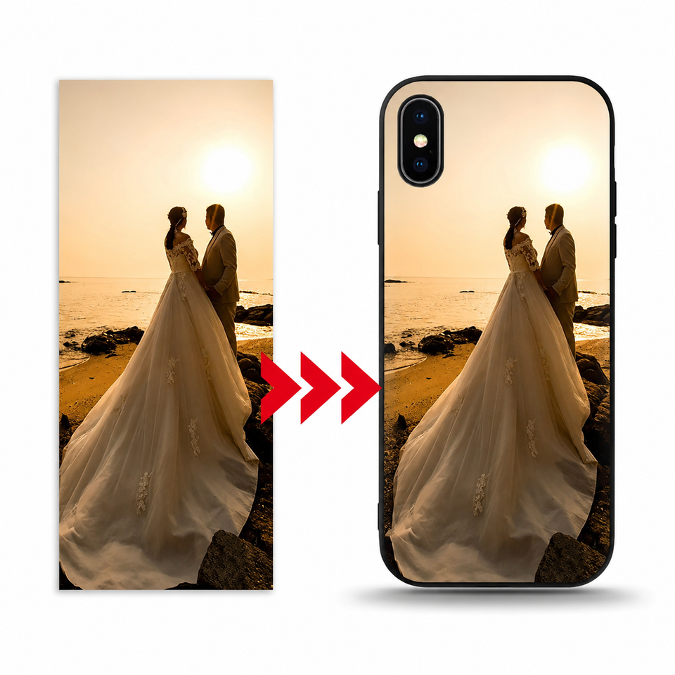 Custom personalized photo phone case for iPhone