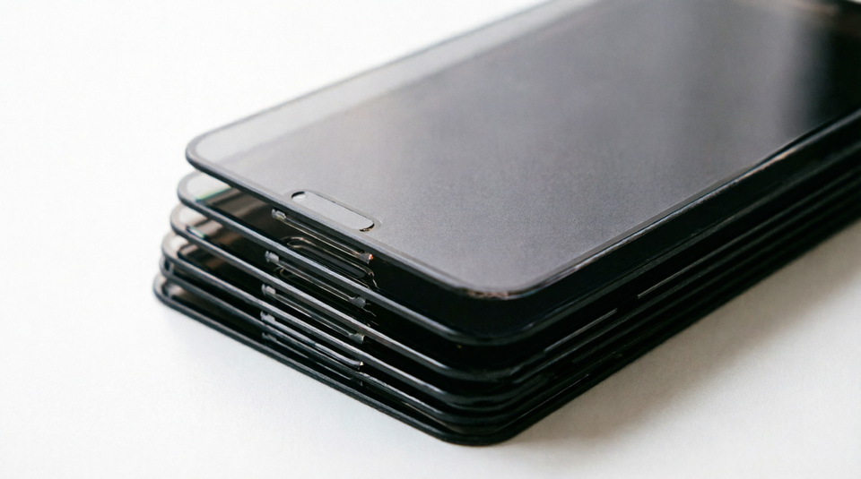 Scratch-resistant privacy screen protector for iPhone with ultra-clear front view.