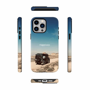 Tough protective iPhone case with personalized family photo