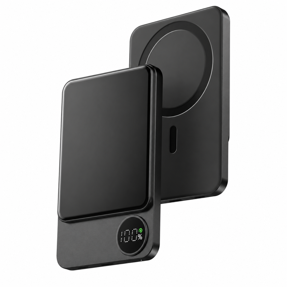 Slim travel-friendly portable power bank for everyday use