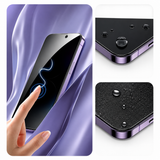 iPhone screen protector with side-view privacy filter