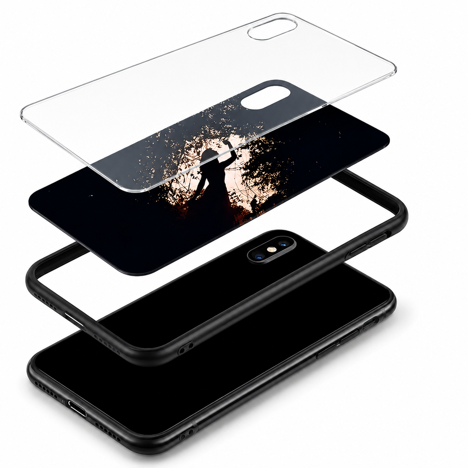 Personalized iPhone cover with family photo design