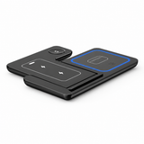 Fast wireless charger stand with dedicated charging areas for phone watch and earbuds